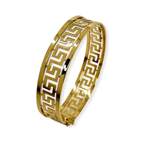 pulsera versace oro 18k|versace pulseras.